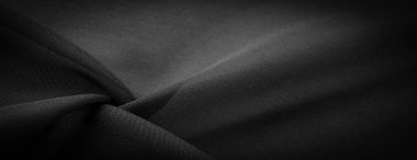 Doku, arkaplan, desen, saten siyah genellikle parlak bir yüzeye ve donuk bir sırta sahip, saten dokuma dört ya da daha fazla dolgu ipliği ile karakterize edilir.,