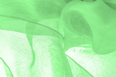 Doku, arkaplan, şablon, his, kambriç - çok ince şeffaf yumuşak merserize kumaş, yeşil sihirli nane