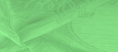 Doku, arkaplan, şablon, his, kambriç - çok ince şeffaf yumuşak merserize kumaş, yeşil sihirli nane