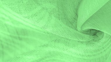 Doku, arkaplan, şablon, his, kambriç - çok ince şeffaf yumuşak merserize kumaş, yeşil sihirli nane