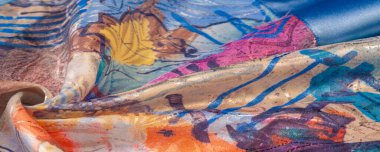 doku, arkaplan, desen, duvar kağıdı, kartpostal, poster, ipek kumaş boyalı bir sanatçı paleti, parlak renkler, renkler, sınırsız hayal gücü