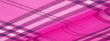 ipek, kumaş pembesi (karanfil), kafes askılı duvar kağıdı. İskoç ekose elbisesi. Klasik kumaşların tekstil deseni. Kumaş tekstil deseni çizimi.