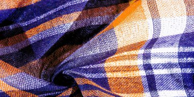 Doku, arkaplan, desen, İskoç külot kumaşı, mavi ve beyaz, sarı,