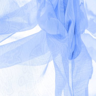 Doku, arkaplan, şablon, his, kambriç - çok ince şeffaf yumuşak merserize kumaş, mavi su