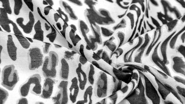 doku, arkaplan, desen, ipek kumaş, siyah beyaz ton, leopar deseni, hayvan derisi,