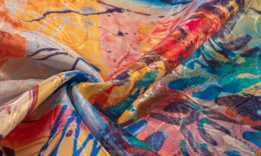 doku, arkaplan, desen, duvar kağıdı, kartpostal, poster, ipek kumaş boyalı bir sanatçı paleti, parlak renkler, renkler, sınırsız hayal gücü