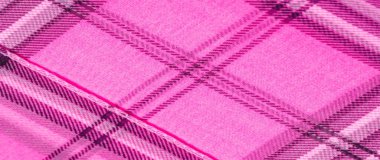 ipek, kumaş pembesi (karanfil), kafes askılı duvar kağıdı. İskoç ekose elbisesi. Klasik kumaşların tekstil deseni. Kumaş tekstil deseni çizimi.