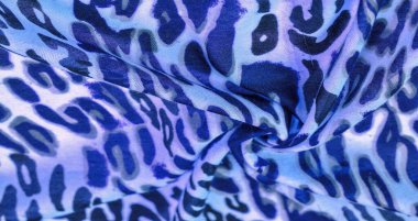 doku arka plan, desen, ipek kumaş, mavi ve beyaz renk, moda, leopar deseni, hayvan derisi