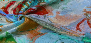 doku, arkaplan, desen, duvar kağıdı, kartpostal, poster, ipek kumaş boyalı bir sanatçı paleti, parlak renkler, renkler, sınırsız hayal gücü