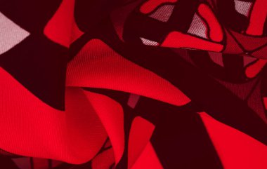 Arka plan dokusu. ipek parlak kumaş Mozaik geometrik şekiller Renkli vitray Izgara tasarımı İllüstrasyon kırmızı mavi mor beyaz gri renkler ile kompozisyon