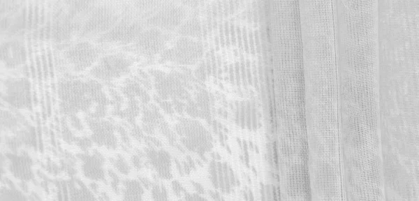 Textur Hintergrund Muster Weißer Seidenstoff Sind Textil Seine Eigenschaften Unterscheiden — Stockfoto
