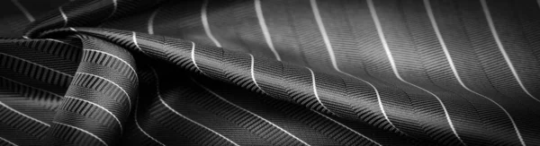 Textured Drawing Composite Textiles Noble Gray Silver Silk Fabric Thin — Stockfoto