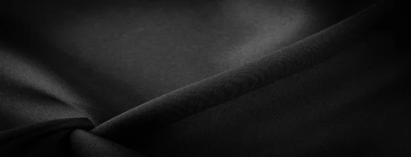 Doku Arkaplan Desen Saten Siyah Genellikle Parlak Bir Yüzeye Donuk — Stok fotoğraf