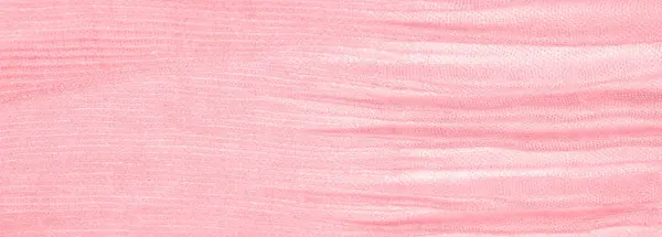 Texture Background Pattern Pink Silk Corrugated Crushed Fabric Your Projects — Stock Photo, Image