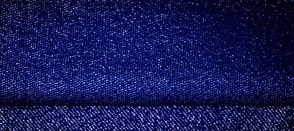 Texture Sfondo Tessuto Blu Brillante Acqua Colore Azzurro Con Filo — Foto Stock
