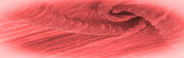Textur Hintergrund Muster Seidengewebe Roter Rosafarbener Farben Mit Kleiner Wellung — Stockfoto
