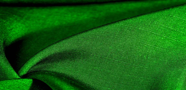 Texture Fond Motif Couleur Verte Tissu Tissu Coton Est Parfait — Photo