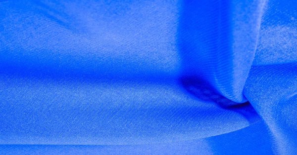Texture Background Pattern Cyan Blue Silk Fabric Very Lightweight Artificial — Stock Photo, Image