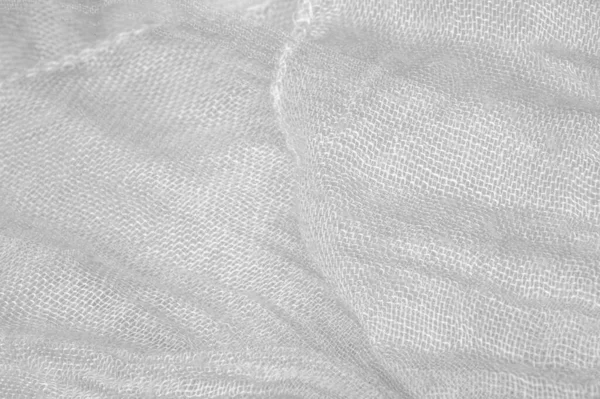 Textur Hintergrund Muster Weiße Seide Wellpappe Zerkleinert Stoff Für Ihre — Stockfoto