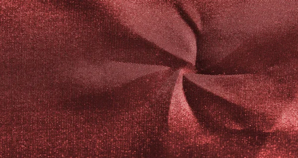 Textura Fondo Patrón Rojo Oscuro Tela Seda Diseño Decorativo — Foto de Stock