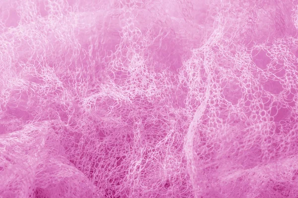 ピンク色のメッシュで生地 これは あなたのデザイン 壁紙の創造性に適しているマイクロ薄いメッシュですあなたは この魅力的なホット電力グリッドのための多くのアプリケーションを見つけることを確信しています — ストック写真