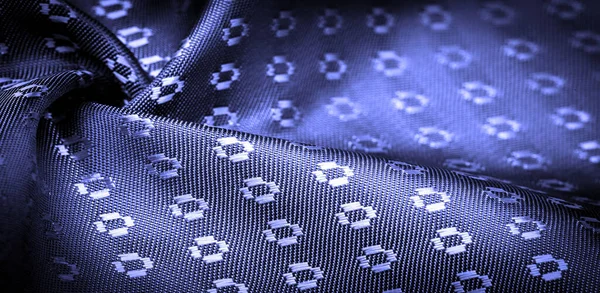 Textura Fundo Ornamento Decorativo Céu Tecido Seda Azul Safira Azul — Fotografia de Stock