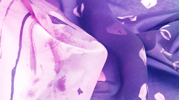 Textura Fundo Lenço Rosa Azul Mulheres Cachecol Fotografia Para Seus — Fotografia de Stock