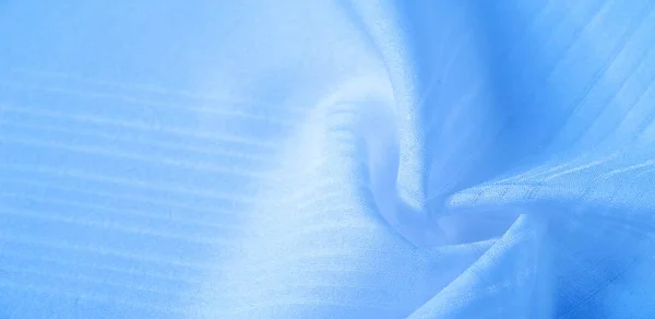 Texture Background Pattern Silk Blue Fabric Telio Organza Has Thin — Stock Photo, Image