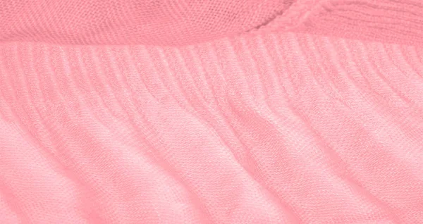 Texture Background Pattern Pink Silk Corrugated Crushed Fabric Your Projects — Stock Photo, Image