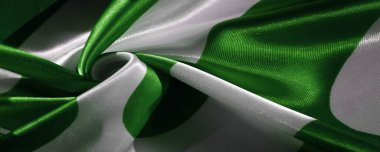 Doku, arkaplan, desen, kartpostal, ipek kumaş, yeşil beyaz ovalar, projeleriniz bu kumaşla gözden kaçmayacak, bu kumaşı satın alarak en iyisi olacaksınız.