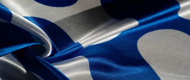 Doku, arkaplan, desen, kartpostal, ipek kumaş, mavi-beyaz oval, projeleriniz bu kumaşla gözden kaçmayacak, bu kumaşı satın alarak en iyisi olacaksınız.