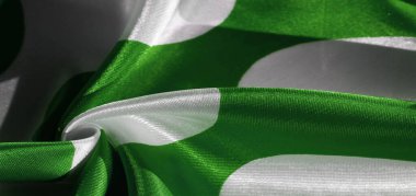 Doku, arkaplan, desen, kartpostal, ipek kumaş, yeşil beyaz ovalar, projeleriniz bu kumaşla gözden kaçmayacak, bu kumaşı satın alarak en iyisi olacaksınız.