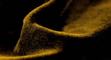 Doku arka planı, desen. Sarı kadife kumaşın kadife bir yığını var. Pan Pan ışıltı ve doku ekler! Sırtında örgü var ve tasarımın için harika..