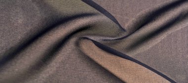 Doku, arkaplan, desen, duvar kağıdı, ipek kumaş, şeffaf mavi, kahverengi tonlu.