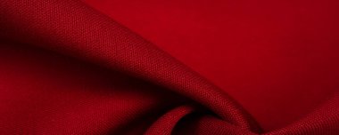 Doku, arkaplan, desen, kırmızı ipek kumaş, bu ipek saten dokuma. Yoğunluğu, pürüzsüzlüğü ve parlaklığı farklı, yumuşaklığı iyi örtülmüş. Tasarım kullan, projeler
