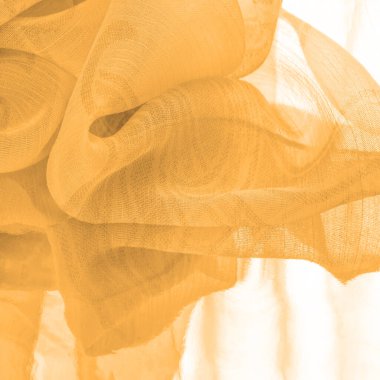 Doku, arkaplan, desen, his, kambriç - çok ince şeffaf yumuşak merserize kumaş, kehribar sarısı