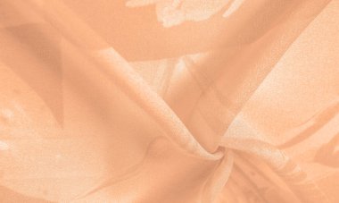 Doku, arkaplan, desen, ipek kumaş, bej. Projektörleriniz huzura kavuşacak. Pastel renkli bu hassas kumaş illüzyon ve fantezi yaratacak..