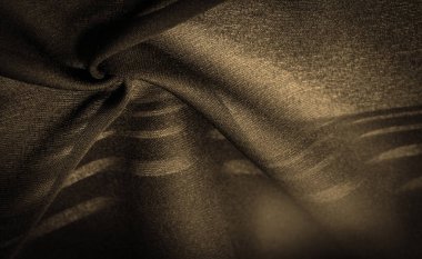 Arkaplan dokusu, dekoratif süs, doğru detayları ekleyerek tasarımınızı düzgün veya doğru boyutta veya şekilde yapmak için süsleme bantlı sepia ipek kumaş