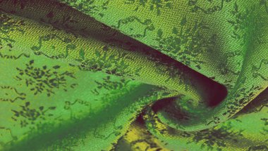 doku arkaplan deseni. Yeşil kumaş. Bu sizin tasarımınız için: Duvar kağıdı posterleri. Sıra dışı projeler için harika, çünkü bu kumaşların modası geçmedi. !