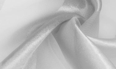 Doku, arkaplan, metalik parıltılı beyaz ipek çizgili kumaş. Eğer kötü bir ruh halin varsa, bu kumaş onu eşi görülmemiş yüksekliklere taşıyacaktır. Projeniz başarılı olacak..