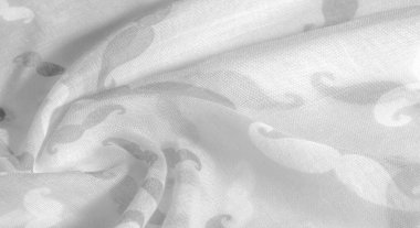 Kumaş arka plan, beyaz ipek kumaş boyalı bıyık, İnek Bıyığı kremi, İnek Bıyığı beyazı