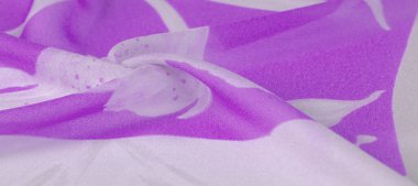 Doku, arka plan, desen, ipek kumaş, Gümüş arka plan üzerinde Mor. Projektörler, pastel renklerde bu hassas kumaş yanılsama ve fantezi neden olacak pasifize olacak.