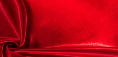 doku, arka plan, desen, kırmızı renk ipek kumaş. Bu sevimli, yumuşak ve parlak kumaş, projelerinizi oluşturmak için ideal pürüzsüz bir vizon yüzeye sahiptir.