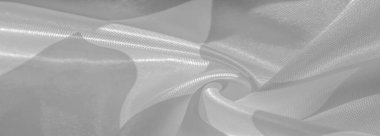 Doku, arka plan, desen, ipek gri ve beyaz krep nefes. Bir baskı ile Labirent Küp Geometrik Kumaş. Projeleriniz için en iyi çözüm. Bu kumaşla en iyisi olacaksın..