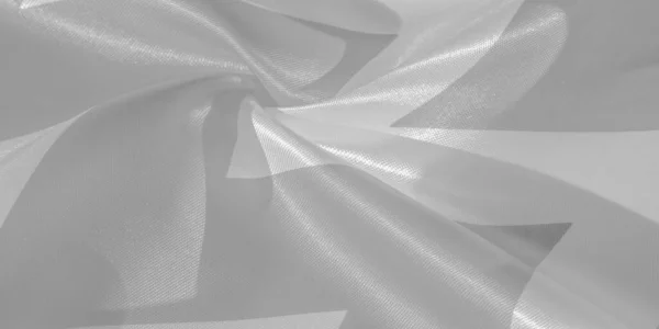 Texture Background Pattern Silk Gray White Crepe Breath Labyrinth Cube — Stock Photo, Image