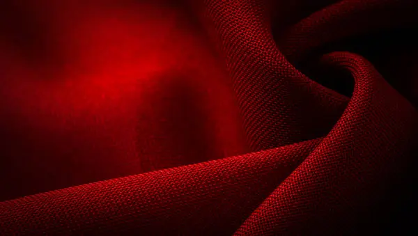 Doku Arkaplan Desen Kırmızı Saten Genellikle Parlak Bir Yüzeye Donuk — Stok fotoğraf