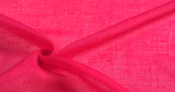 Texture Silk Fabric Red Hollywood Cerise Best Ideas Your Projects — Stock Photo, Image