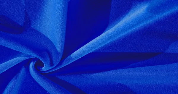Textura Fondo Tela Seda Chal Azul Para Mujer Conveniente Para — Foto de Stock