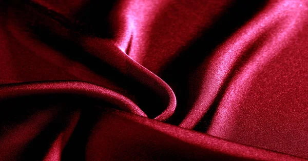 Background Pattern Texture Wallpaper Red Silk Fabric Add Touch Luxury — Stock Photo, Image