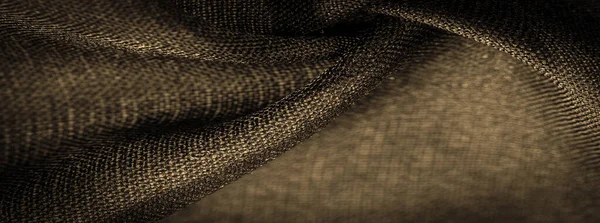 Фоновая Текстура Декоративный Орнамент Сепия Шелковая Ткань Полосками Отделки Сделать — стоковое фото